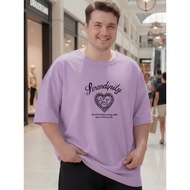 2Y557 [AIYOU] Lelaki Baju T Shirt Men Tshirt XL-5XL   Korean Style Plus Size T-shirts Oversized Roun