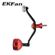 EKfan Fishing Reel parts 120MM Aluminum alloy handle 35mm knob for Shimano DIY Spinning fishing reel parts
