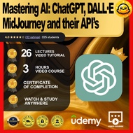 [Video Course]Mastering AI: ChatGPT, DALL·E, MidJourney and their API’s