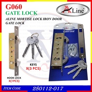 ALINE G060 (280112-017) ALINE MORTISE LOCK IRON DOOR GATE LOCK