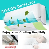 Aircon Deflector Extendable Angle Adjustable No More Direct Blowing Enjoy Cooling Healthy