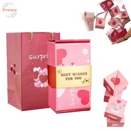 PEWANYMX Surprise Bounce Box, Luxury Pop Up Surprise Cash Explosion Gift Box, New Gift Box Paper Fun Money Box Christmas