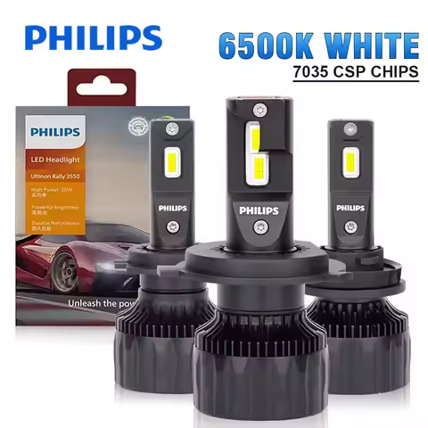 Philips Ultinon Rally 3550 H7 H4 LED Headlamp Canbus No Error 9012 Hir2 9005 9006 H8 H9 H11 Fog Lamp