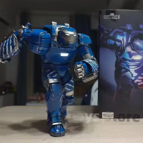 31cm Mk38 Marvel The Avengers Iron Man Blue Igor Mk38 Legends Assembling Model Color Box Collect Fig