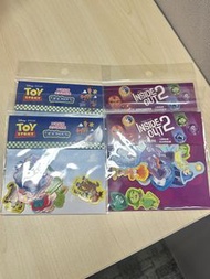 （包平郵）迪士尼玩具總動員 & 腦筋急轉彎2 貼紙