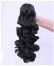 Tóc giả nữ ngoạm xoăn dài 40cm N177 😍FREESHIP😍 ngoạm tóc giả kẹp tóc giả quặm tóc giả nữ kẹp ngoạm t