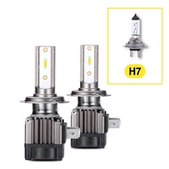 *1Year Warranty* 2PCS Mini Car LED Headlight Headlamp 11000LM 55W 4300K/6000K H1 H4 H7 H8/H11 HB3 HB