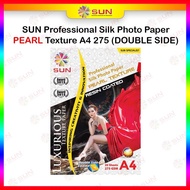Double SIDE Silky Photo paper A4 Pearl Texture 275 GSM - SUN Professional Silky Photo paper A4 (Supp