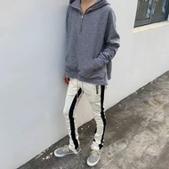 FG 5th White School Pants High Street Slim-fit Pants