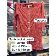 Set kebaya tunik jumbo / Tunik brukat jumbo / Stelan kebaya tunik / Kebaya tunik brokat payet jumbo