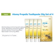 Atomy Propolis Toothpaste 50g Set of 4 - Free Atomy Color Food Vitamin C 2 Sticks