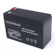 MonQiQiแบตเตอรี่12V / 8AH - 12AH เครื่องสำรองไฟ แบตเตอรี่แห้ง แบตรถไฟฟ้า ขอเตอรี่จักรยานไฟฟ้า สกูตเตอร์ แบตเตอรี่12V12แอมป์ แบตเตอรี่8แอมป