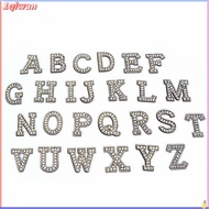 1qiwan-my Bet Patches 26Pcs Letter Applique Rhinestones Non Woven Fabric A Z Letters Arts & Crafts C