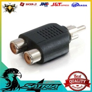 RCA Y Jack 1 RCA Male Male to 2 RCA Female Female Jack