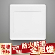 Type 86 Wall Switch Socket Panel Blank Panel Whiteboard Baffle Cassette Cover Filling Blank Parts En