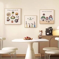 Wall Canvas Painting of Happy Family HH205 - Decorative Painting, Decorating Living Room, Kitchen, B