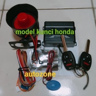 ALARM MOBIL MODEL KUNCI HONDA / ALARM UNIVERSAL / REMOT ALARM MOBIL