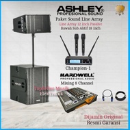 Paket Sound System Ashley Line Array 12 Inch + Subwoofer 18 Inch Resmi