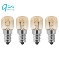 Oven Bulb,4Pcs E14 Oven 15W,Oven Bulb, SES Cap Clear Pac Pygmy Oven Lamp,E14 Resistant Up to 300 Celsius Light for Oven