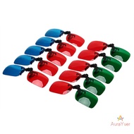 [AuraYuer] 3D Glasses Fits over Most Prescription Glasses for 3D Movies, Gaming and TV  New