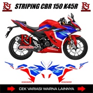 Striping Cbr 150R New Livery HRC Tri Color / Sticker Lis Motor Honda CBR150R New K45R 2021 - 2025