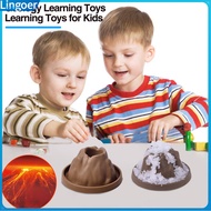 Lingoer| Learning Toys for Kids Volcano Science Kit for Kids – Fun Diy Chemistry Geology Experiment 