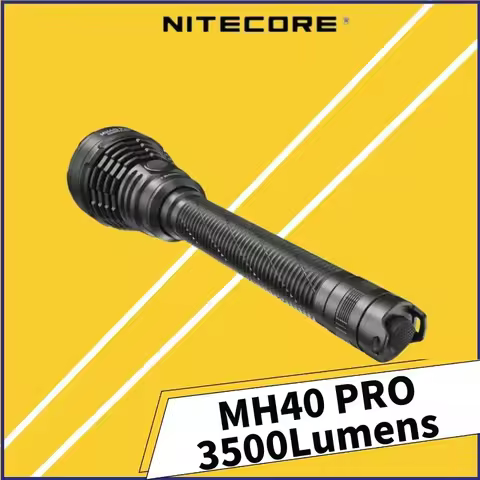 NITECORE MH40 PRO 3500Lumens UHi 40 LED Wireless Remote Switch USB-C Rechargeable Flashlight With 10
