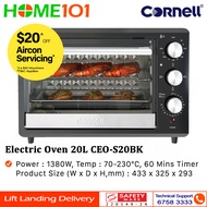 Cornell Electric Oven 20L CEO-S20BK