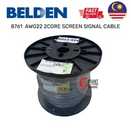 [ Per Roll ] Belden 8761 AWG22 2CORE SCREEN SIGNAL CABLE