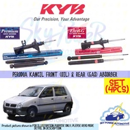 PERODUA KANCIL (X485) KAYABA (KYB) PREMIUM OIL SHOCK (FRONT 2PCS) + EXCEL-G GAS SHOCK (REAR 2PCS) ABSORBER (SET 4PCS)