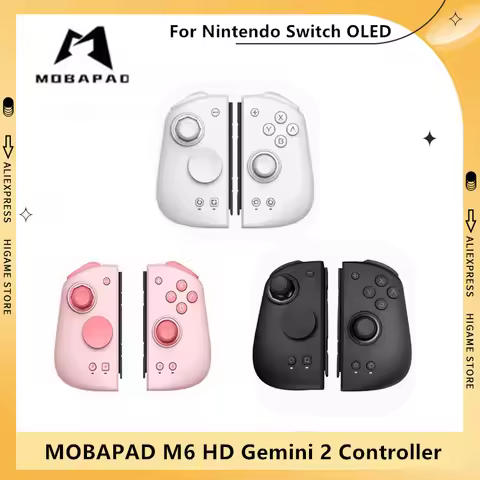 MOBAPAD M6 HD Gemini 2 Controller with Receive BLACK MYTH For Nintendo Switch OLED Joypad Hall Joyst