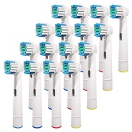 หัวแปรงสีฟันแทนที่เข้ากันได้ Oral-B 16ชิ้นสำหรับ Braun Oral-B 7000 Pro 1000 9600 5000 3000 8000และรุ่นอัจฉริยะ