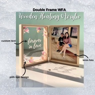 Double Frame WFA Wooden Floating Acrylic 6R 15x20cm