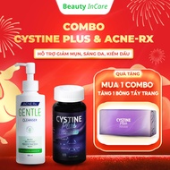 Combo Cystine Plus & ACNE-RX Gentle Cleanser – Supports ACNE Reduction, Skin Brightening, Oil Contro