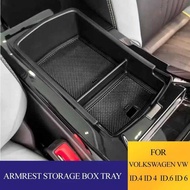 Car Armrest Storage Box Center Console Organizer Tray Pallet Holder For VOLKSWAGEN VW ID4 ID.4 4 ID6