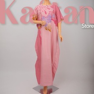 Kaftan Cotton Eksklusif Terengganu - Lengan Pendek [DESIGN FLOWER]