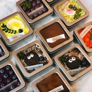 Soda Packaging Mu Box Las Biscuit Jar Dessert Cake Small Square Jar Tin Box Rice Tinplate Packaging 