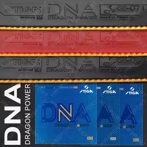 STIGA DNA Dragon Power Table Tennis Rubber Professional Sticky Ping Pong Rubber Sheet with Power Spo