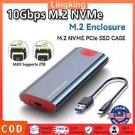 [Local Shipment] 10Gbps M.2 NVMe SATA SSD Enclosure Case Box Applied to M.2 NGFF NVMe PCIe SATA Encl