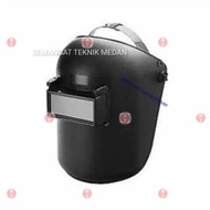 HELMET MASK WELDING MASK HEAD WELDING MASK BLACK WELDING DARK HALF FACE