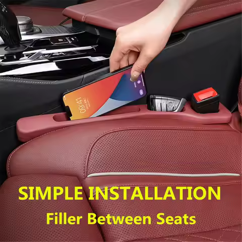 2X Car Seat Gap Filler Between Seats Interior Decoration Accessories For BMW F30 F31 F34 M3 E46 E90 