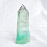 螢石柱 高透 冰透 莫蘭迪綠 絲質