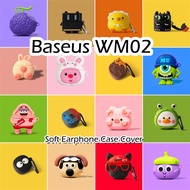READY STOCK For Baseus WM02 Case Cute three-dimensional shape Soft Silicone Earphone Case Casing Cov