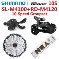 15K SHIMANO DEORE M4100 10S Groupset MTB Mountain Bike Groupset 1x10 Speed Sunshine Cassette M 2S2