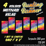 Banner kelas/ hiasan kelas / keceriaan kelas / Mutiara kata / keceriaan sekolah / kata-kata hikmah