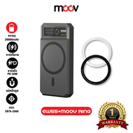 [ส่งฟรี] Eloop EW55 MagCharge + แหวนแม่เหล็ก 20000mAh แบตสำรองไร้สาย PowerBank พาวเวอร์แบงค์ Wireles