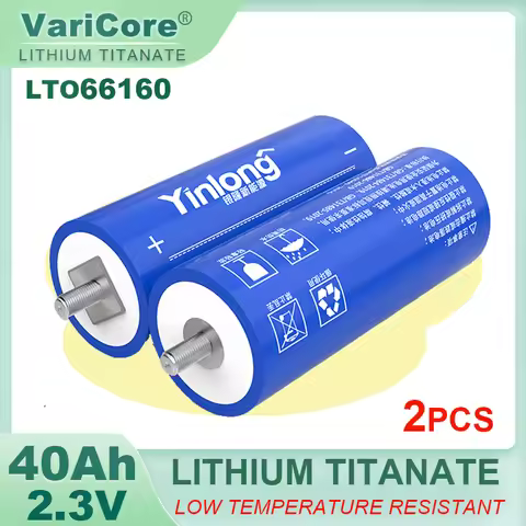 2.3V 40Ah battery Original Yinlong LTO66160 10C discharge lithium Titanate batteries DIY 12V 4s 24V 