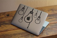 Sticker Aksesoris Laptop Apple Macbook  Idea Lamps