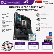 BUNDLE - ASUS ROG STRIX X870-F Gaming WiFi Motherboard with AMD Ryzen 9 9900X Processor