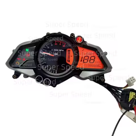 Digital Meter LED Speedometer Gauge Motorcycle Odometer For BAJAJ Rouser NS160 JF402400